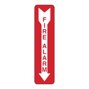 Señal de Alarma contra Incendios Brady, Letrero de Tráfico de Plástico Resistente al Calor para Montaje en Pared, para Seguridad en Interiores y Exteriores - Product Image 2