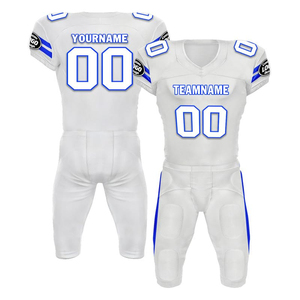 Wholesale 2026 Custom Made New Style Polyester American Football 7on7 Uniforms Digital Print Short Letter Custom Team Name - Product Image 2