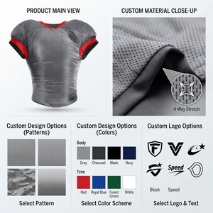 Maillot de football pour homme 24 gris rouge noir imprimé numérique en mesh respirant à manches courtes coupe régulière pour adulte toutes saisons coupe-vent - Product Image 6