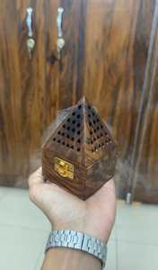 Unique Design Portable Wooden & Leather Incense Burner for Aromatherapy & Relaxation Available At Belladec Incense Holder - Product Image 3