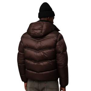 Veste d'hiver matelassée à capuche isolante pour homme, manteau rembourré zippé, sweat à capuche décontracté, vêtement d'extérieur chaud et élégant pour homme - Product Image 6