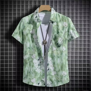 Chemise de plage décontractée pour homme à manches courtes, style hawaïen personnalisé, imprimé cool, chemise de couple - Product Image 4