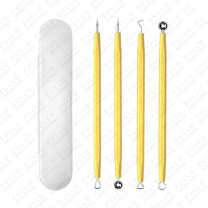 Juego Profesional de 4 Piezas para Eliminar Acné y Puntos Negros – Herramientas de Limpieza Facial de Acero Duradero con Diseño Personalizado - Product Image 6