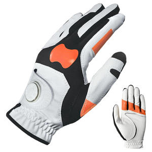Gants de golf d'extérieur personnalisés avec logo, qualité supérieure, en cuir véritable, imperméables, antidérapants, respirants, avec fermeture éclair - Product Image 1