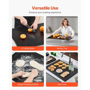 Planche à nouilles avec poignées intégrées, planche à découper en bois de pin pour brûleurs à gaz et électriques, accessoires pour réchauds de camping - Product Image 3