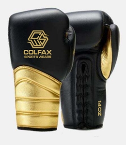Gants de boxe MMA professionnels en cuir avec logo personnalisé 14 oz, gants d'entraînement Sanda, gants de boxe légers à doigts entiers, fabriqués à la main - Product Image 4