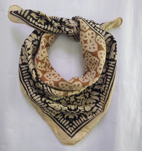 block print bandana Boho Bandana Cotton Block Print Bandanas Handmade <b>Head</b> Scarf Indian Bandana Hair <b>Wrap</b> Beach Accessories Gift - Product Image 2
