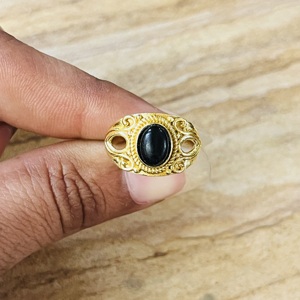 Top Style Demanding Product <b>Ring</b> Vintage 18K <b>Gold</b> Plated Brass <b>Cocktail</b> <b>Ring</b> Filigree Design Unisex Statement Wholesale <b>Ring</b> - Product Image 4