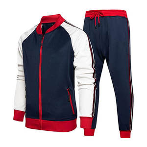 Conjunto Deportivo para Hombre con Bloques de Color, Chaqueta con Capucha y Cordón Ajustable, Bolsillos Laterales, Transpirable, de Secado Rápido, Ligero, 100% - Product Image 5