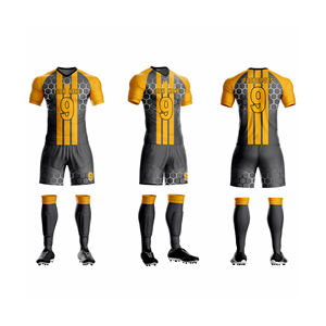 Maillot de football personnalisé pour hommes en gros, 100 % polyester 180 g, séchage rapide, impression numérique, uniforme sportif Pace - Product Image 4