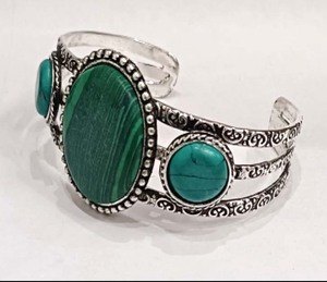 Luxury Turquoise Women's Fashion Brass <b>Bangles</b> GC-BL-305 for Gifting Wholesale Price Export - Product Image 1