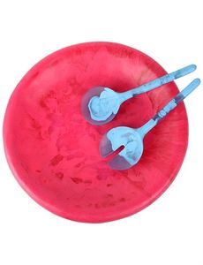 Resin salad Bowl with Salad <b>Server</b> for Summer Dining tableware home decoration and new design and best colors available - Product Image 6