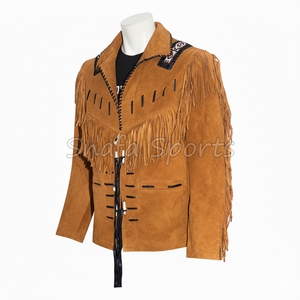 แจ็คเก็ตหนังวัวแท้สไตล์วินเทจสำหรับผู้หญิง ระบายอากาศได้ดี แฟชั่นสำหรับสุภาพสตรี สีพื้น - Product Image 3