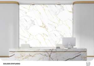 Carrelage en porcelaine brillant Prestige Reflecta 600x1200mm 60x120cm 24x48 pouces Grand format Surface décorative contemporaine - Product Image 3