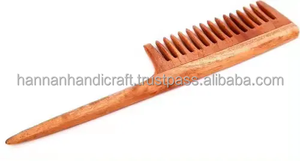 Fournisseur en gros de peignes en bois pour cheveux, fabricant de peignes en bois de Neem pour la croissance des cheveux, peignes larges en bois pour coiffure, pour hommes et femmes - Product Image 2