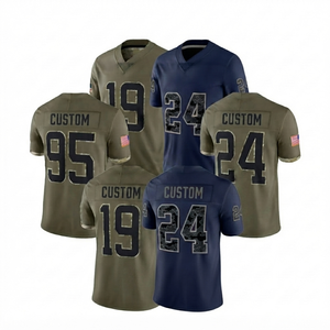Fabrication sur mesure de maillots de football américain imprimés par transfert thermique, vente en gros de maillots vierges pour hommes, uniforme d'équipe de gridiron, anti-bactérien - Product Image 1