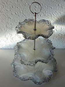 Decorative Resin <b>Cake</b> <b>Stand</b> with Glossy Finish for Events - Product Image 2
