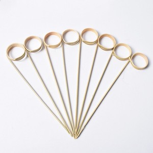 100% Biodegradable Bamboo Skewers Made In Vietnam Length 13cm Supply For Food Beverages Decoration Export Product Wholesale - Product Image 1