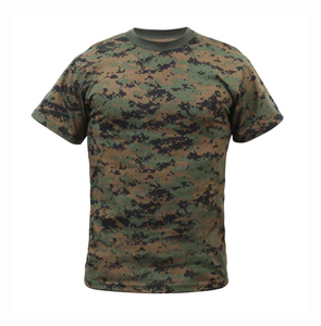 T-shirt de chasse respirant 100% coton à manches courtes, séchage rapide, pour l'extérieur, fabriqué au Pakistan, OEM, respirant - Product Image 1
