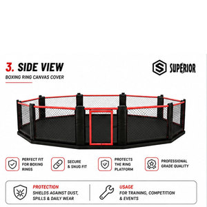 Housses de toile personnalisables exclusives pour ring de boxe robuste – Fabrication OEM/ODM disponible – Housses de haute qualité - Product Image 4