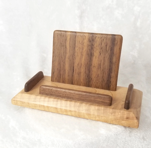 Eco-Friendly Wood Place <b>Card</b> Holders for Desk Sturdy Business <b>Card</b> Stand for Office Tabletop Counter Organizer <b>Card</b> Holder - Product Image 6