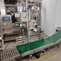 Machine de remplissage semi-automatique à vis sans fin pour poudres alimentaires et chimiques, conditionnement 1kg-25kg en sachets souples, flacons, bouteilles et boîtes