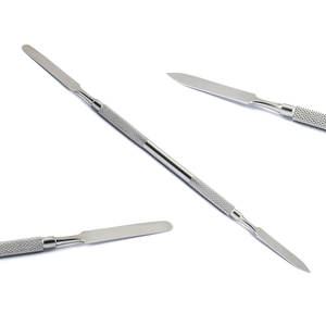 RWS INSTRUMENTS Espátula de mezcla dental ergonómica de acero inoxidable de doble punta, instrumento de clase II para cemento compuesto e impresiones - Product Image 1