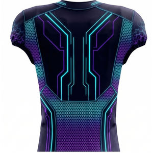 Uniforme de Fútbol Americano Profesional Personalizado con Diseño Sublimado, Bolsillos Integrados y Acolchado - Product Image 3