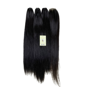 Vente en gros de cheveux vietnamiens bruts raides naturels Faisceaux à double tirage Extensions de trame de cheveux humains Vietnam - Product Image 1