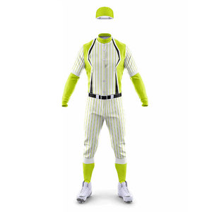 Uniforme de Béisbol Personalizado para Adultos, Jersey Sublimado Multicolor de Manga Larga con Pantalones, Uniforme de Entrenamiento para Jugadores - Product Image 2