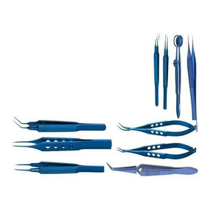 Juego de Instrumentos Quirúrgicos Oftálmicos Básicos de Alta Calidad, Micro Pinzas, Tijeras, Kit Manual Reutilizable para Cirugía Ocular, Suministros Médicos para Clínica - Product Image 3