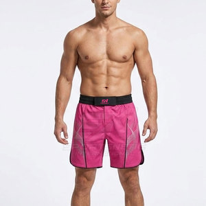 Pantalones Cortos de MMA para Hombre, Ligeros, de Secado Rápido, Duraderos y Cómodos, para Entrenamiento de Artes Marciales y Combate Mixto - Product Image 3