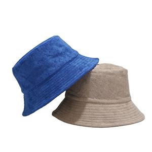 Compre un Sombrero de Pescador de Tela de Rizo de Algodón Azul Rey Suave de Alta Calidad para Adultos - Product Image 1