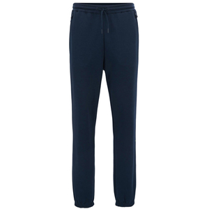 Survêtement unisexe bleu marine à manches longues, couleur unie, style sportif avec poches latérales, fermeture éclair, coupe classique, pour l'automne, en vente - Product Image 6