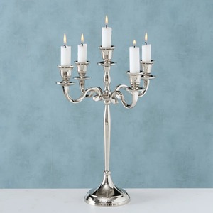 Candelabro de Metal de Cinco Brazos de Lujo, Centro de Mesa Decorativo para el Hogar y Decoración de Bodas al Mejor Precio - Product Image 4
