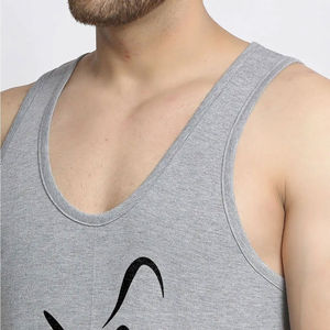 Débardeur pour homme de style sportif, dernier design, tricoté, respirant, tissu écologique à séchage rapide, logo personnalisable - Product Image 6