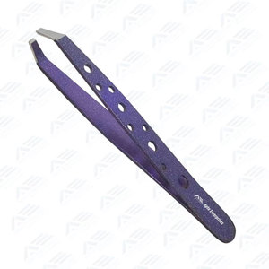 Pinces à cils pour extensions de cils, en acier inoxydable de haute qualité, pour une précision professionnelle. - Product Image 5