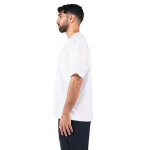 Men's <b>White</b> Oversized Graphic T Shirt Premium Cotton Crew Neck Relaxed Fit Casual Streetwear Fashion Summer Lifestyle Tee - Product Image 4