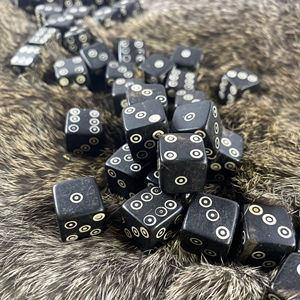 Dés à jouer en os de haute qualité pour jeux de rôle de table professionnels, dés polyédriques en os, artisanat naturel, vente en gros - Product Image 1