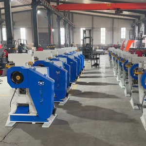 Máquina Punzonadora, Cortadora y Entalladora Hidráulica para Trabajos de Hierro, Equipo de Fabricación de Metal de Uso Pesado Semiautomático Industrial - Product Image 6