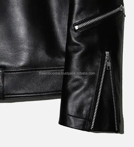 Chaqueta de cuero con estilo para hombre más vendida, chaqueta de cuero de diseño premium, chaqueta de cuero de motorista occidental para hombre de última moda para hombre - Product Image 3