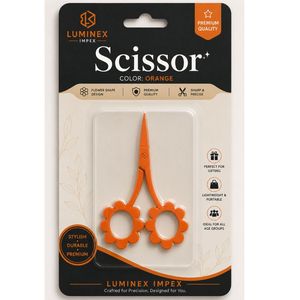Ciseaux Orange Daisy Flower Power - Product Image 5