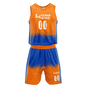 Wholesale High Quality Men's Basketball Uniform Sets Customized Logo & Design Breathable Eco-Friendly Basketball Uniform - Product Image 2