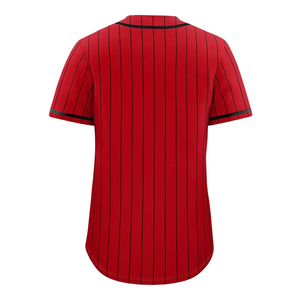 Maillot de baseball en polyester/coton de qualité supérieure, respirant, design personnalisé, boutonné, grande taille, imprimé, unisexe, prix de gros - Product Image 2