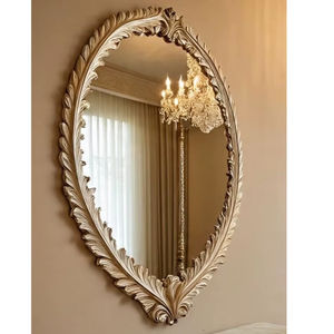 Dernier modèle de cadre de miroir en bois sculpté, miroir mural avec finition parfaite et taille standard - Product Image 1
