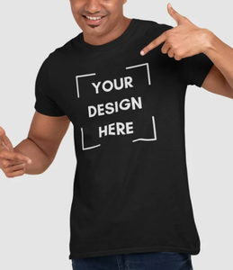 OEM ODM Custom Logo Front <b>Silk</b> Screen Printed 100% Cotton <b>Mens</b> T-<b>Shirt</b> Unisex Blank O-Neck Regular Fit 260g Heavyweight Casual - Product Image 3