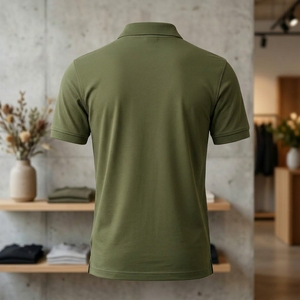 เสื้อยืดผู้ชายแบบสั่งทำพิเศษ เนื้อผ้าถักคุณภาพสูง ใส่สบาย เป็นมิตรกับสิ่งแวดล้อม ทรงเข้ารูป สีพื้น - Product Image 2