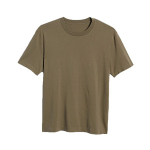 เสื้อยืดคอกลมแขนสั้นผู้ชายผ้าฝ้ายแท้ 100% สกรีนโลโก้ด้านหน้าสองสี แบบ OEM สั่งทำได้ ระบายอากาศ แห้งเร็ว เหมาะสำหรับออกกำลังกาย - Product Image 3