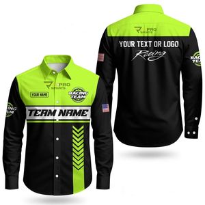 Chemises de course personnalisées de haute qualité, chemises boutonnées F1, chemises pour équipe de pit stop, fabricant de vêtements de sport automobile - Product Image 3