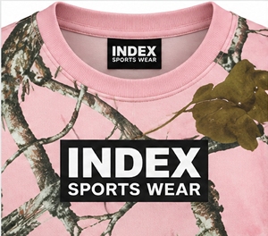 T-shirt à manches courtes pour homme Index, imprimé camouflage rose, col rond, vêtements de sport - Product Image 5